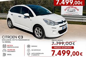 Citroen C3 1.6 DIESEL EXCLUSIVE 2016 118000KM