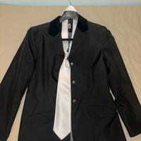 giacca da gara con cravatta equitazione  14 anni