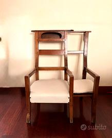 Antico inginocchiatoio/sedia confessionale