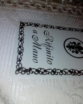 Completo letto cotone rifinito a mano 600 barocco