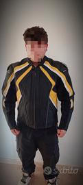 giacca in pelle moto 