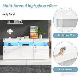 Armadio da soggiorno Cassetti a 3 ante