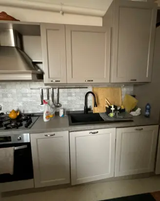 Cucina classica con penisola