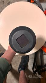 lampada  giardino  a pannello solare