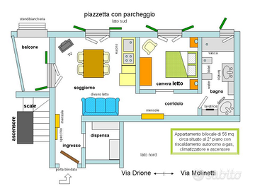 Bilocale a finale per vacanze senza pensieri