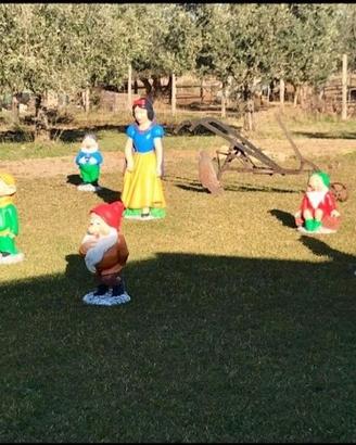 Biancaneve e i sette nani da giardino 65-110