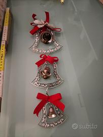 strenna natalizia con campane da appendere 