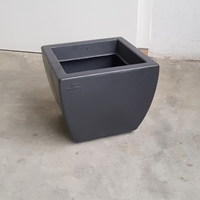 Vaso plastica grigio scuro