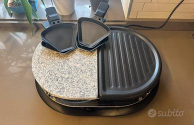 Set Raclette 2 in 1: Pietra Ollare e Piastra
