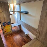 LETTO RIALZATO CON ARMADIO