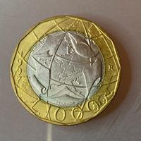 Moneta mille 1000 lire 1997 errore di conio