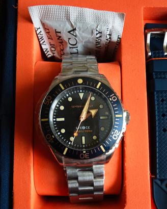 Orologio Spinnaker Spence gunmetal Nuovo