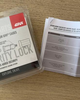 Givi SL103 Kit unificazione chiavi per 3 valigie