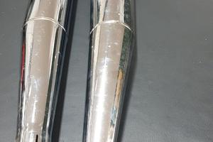 COPPIA silenziatori moto Guzzi California Stone