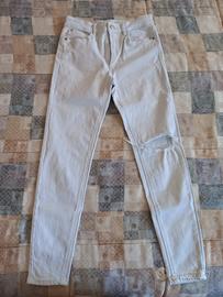 Jeans bianchi elasticizzati tg. 38EU=42IT