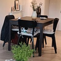 tavolo con sedie IKEA allungabile ekedalen 180x90 