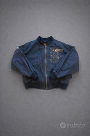 Giubbotto bomber blu Navy Force Units – taglia L
