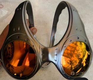Oakley over the top silver/ Fire Lens fmj+
