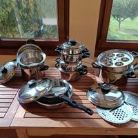 NUOVO Set di 15+12 pezzi a 5 strati AMWAY