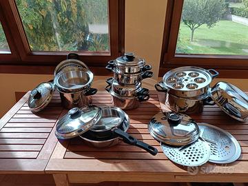 NUOVO Set di 15+12 pezzi a 5 strati AMWAY