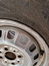 Cerchi in ferro per Fiat Uno