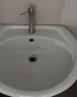 5 Lavabi con colonna in ceramica