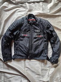 s-tech giubbotto da moto sfoderabile nero da uomo