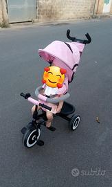 passeggino triciclo kinderkraft bambina