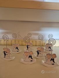 22 pezzi Segnaposto bomboniere sposini matrimonio 