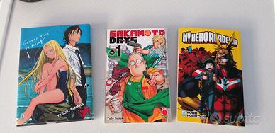 I numeri 1 di varie serie manga