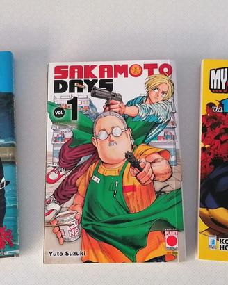 I numeri 1 di varie serie manga