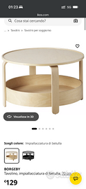 Tavolino Ikea Borgeby