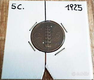 #1793 – DIFETTO DI CONIO – ITALIA 5 Centesimi