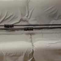 2 bastoni per tenda da interno 