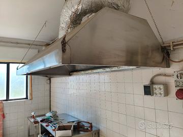 Cappa aspirazione acciaio inox