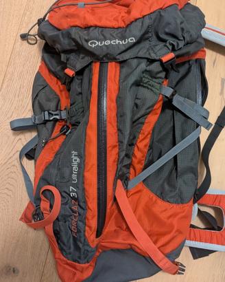 zaino trekking Quechua Forclaz 37 Ultralight 