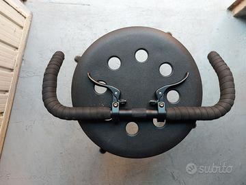 MANUBRIO BULLHORN NASTRO TAPPI LEVE RADIUS NUOVI