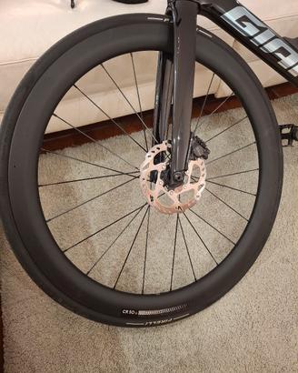 Cerchi in CARBONIO BMC Cr 50 Sl + DISCHI E GOMME