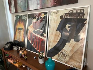 Poster Fiat Art Decó