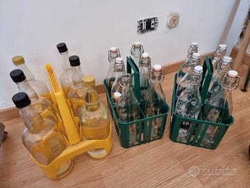 18 bottiglie con portabottiglie