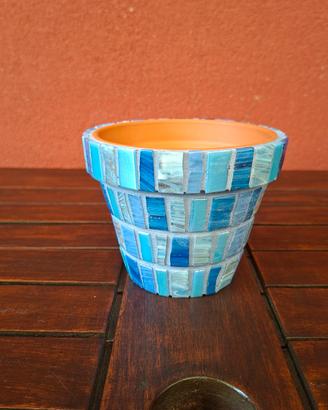 Vaso artigianale in mosaico