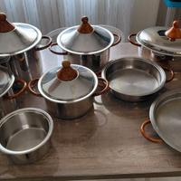 Batterie di pentole 18/10 D.A.C