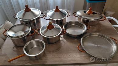 Batterie di pentole 18/10 D.A.C