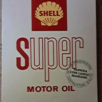 Insegna smaltata vintage Shell 