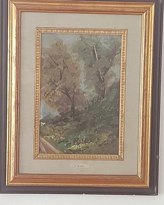 G. DE LILLIS"  dipinto  della seconda metà del 900