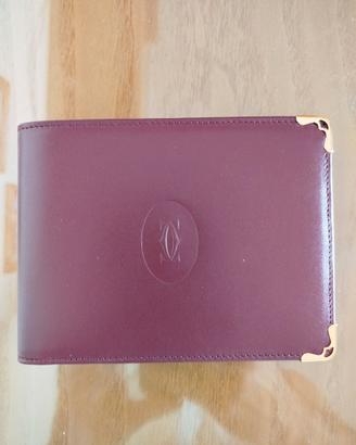 Portafoglio vintage Cartier originale mai usato