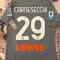 Maglia Atalanta Carnesecchi New Balance autografat