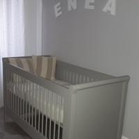  LETTINO LUNGHEZZA 140 CM CON SPONDE RIMUOVIBILI E