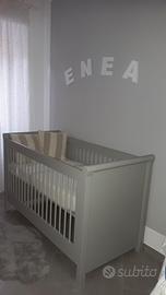  LETTINO LUNGHEZZA 140 CM CON SPONDE RIMUOVIBILI E