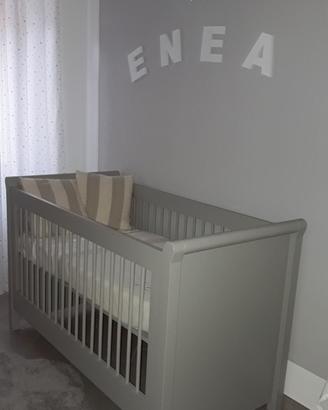  LETTINO LUNGHEZZA 140 CM CON SPONDE RIMUOVIBILI E